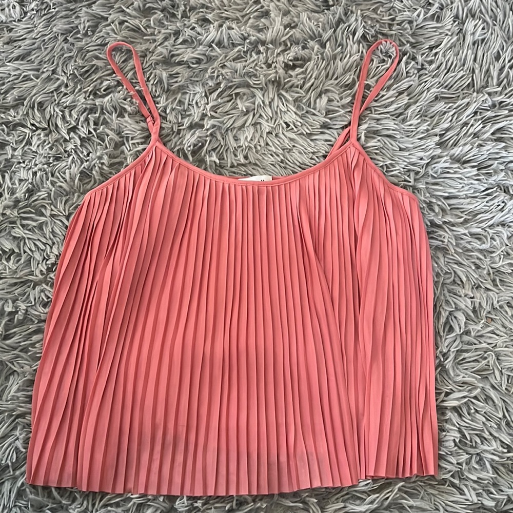 Coral crop top